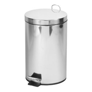 549 Stainless-Steel - STAINLESS-STEEL BIN WITH PEDAL- 12 L