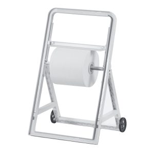 566 White - INDUSTRIAL ROLL SUPPORT FLOOR STANDING