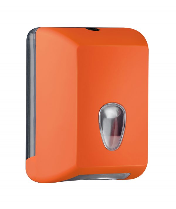 622 Orange Colored - FOLDED TOILET PAPER DISPENSER- 350 SHT