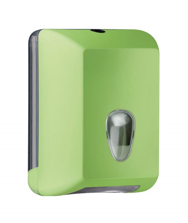 622 Green Colored - FOLDED TOILET PAPER DISPENSER- 350 SHT