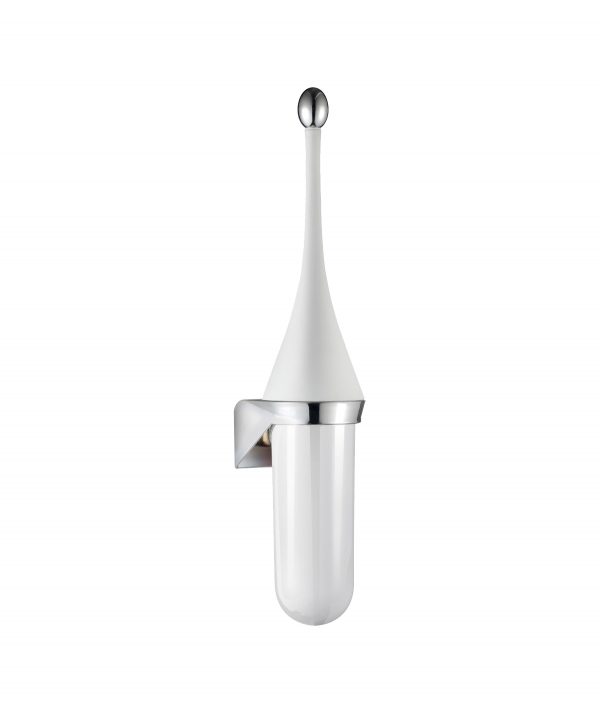 658 White Colored - WATER CLOSET BRUSH WALL MOUNTED