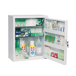 678 White - FIRST AID CABINET IN METAL