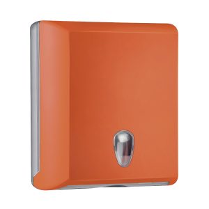706 Orange Colored - TOWEL INTERFOLDED PAPER DISPENSER- 400 SHT