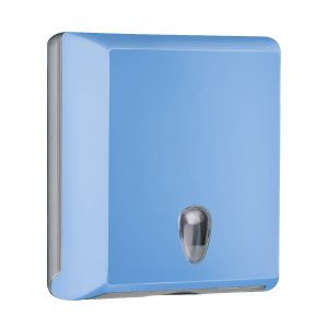 706 Light blue Colored - TOWEL INTERFOLDED PAPER DISPENSER- 400 SHT