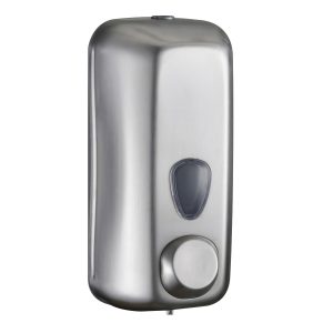 715 Satin stainless steel - SOAP DISPENSER WITH BAG- 0,4 L