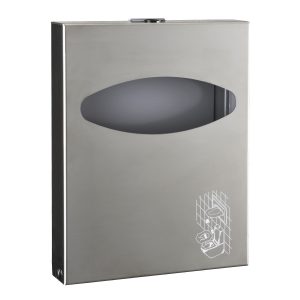 723 Satin stainless steel - DISPENSER FOR WC-COVER PAPER - MINI