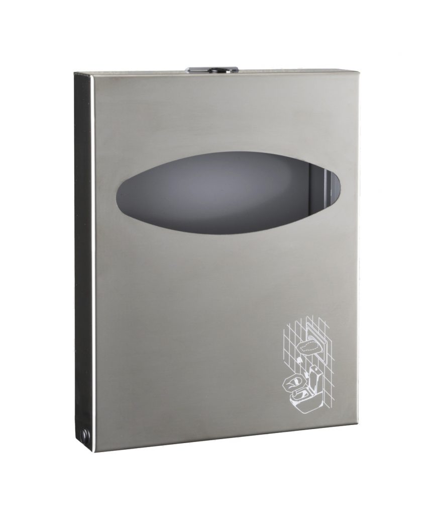 Dispenser Per Sacchetti Igienici Intercalati In Acciaio Inox – Capacità 500 Fogli, Dimensioni 312x130x138 Mm