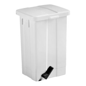 732 White - DUST BIN WITH PEDAL- 25 L