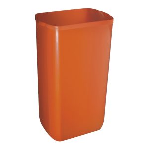 742 Orange Colored - WASTE PAPER BIN FLOOR/WALL- 23 L