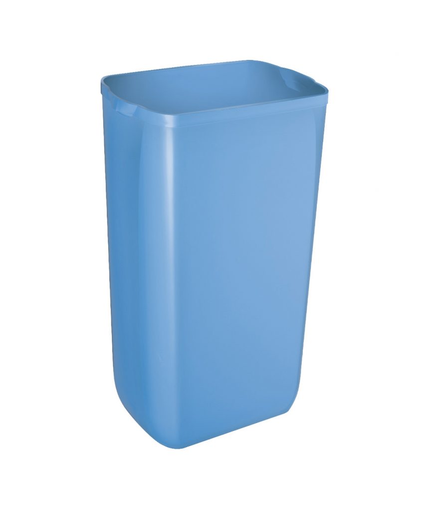 742 Light blue Colored WASTE PAPER BIN FLOOR/WALL 23 L Mar Plast