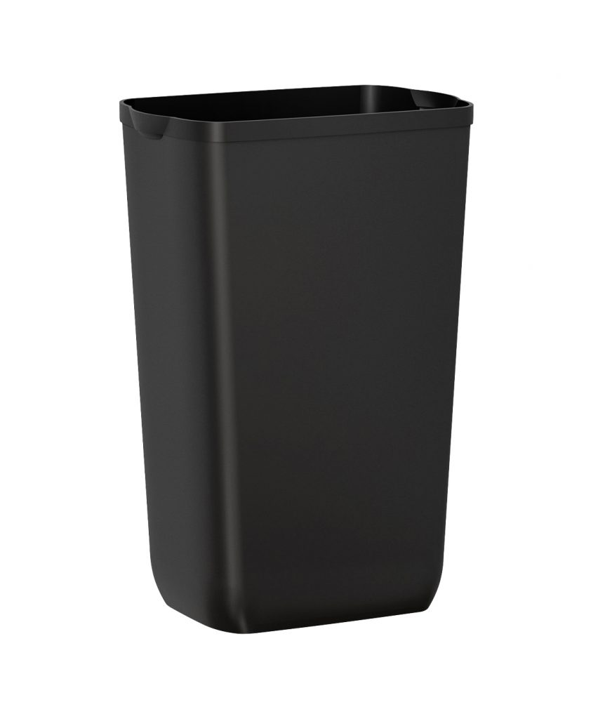 CESTINO GETTACARTE BAGNO IN ALLUMINIO NERO OPACO 5L | ARTEMISIA | Leroy