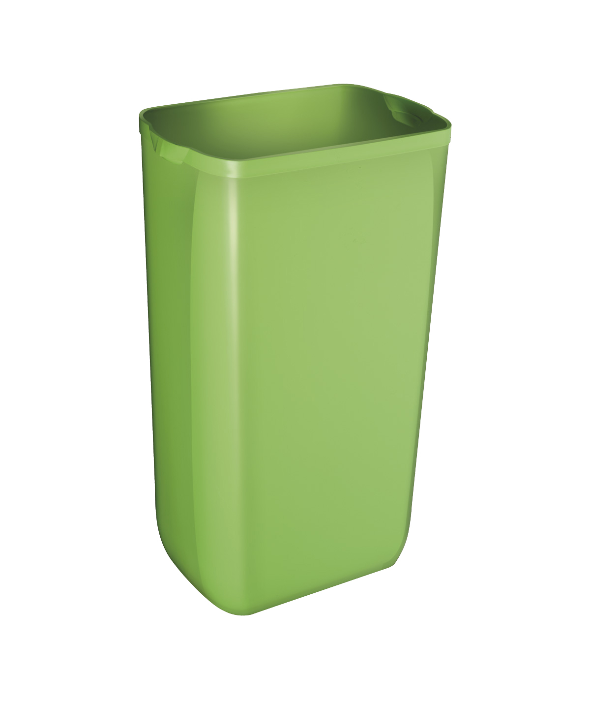 742 Green Colored WASTE PAPER BIN FLOOR/WALL 23 L Mar Plast