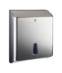 802 Aço inox escovado - DISPENSADOR PAPEL TOALHAS DE MÃO - INOX