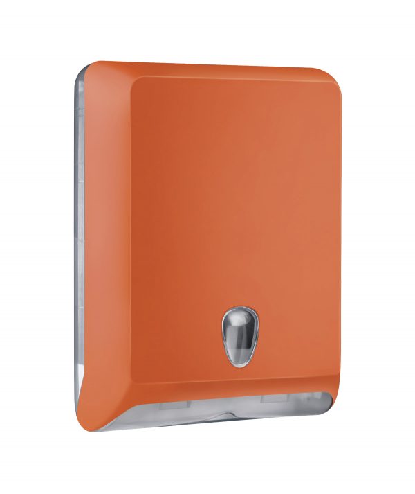 830 Orange Colored - TOWEL INTERFOLDED PAPER DISPENSER- 600 SHT