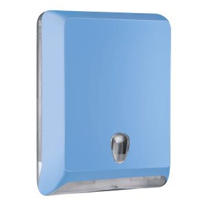 830 Light blue Colored - TOWEL INTERFOLDED PAPER DISPENSER- 600 SHT