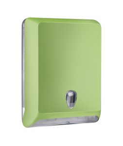 830 Green Colored - TOWEL INTERFOLDED PAPER DISPENSER- 600 SHT