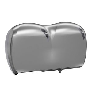 958 Titanium Grey - TOILET PAPER DOUBLE ROLL DISPENSER- MiniJUMBO