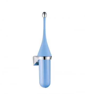 658 Light blue Colored - WATER CLOSET BRUSH WALL MOUNTED